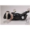Image 4 : Antique cast iron Boston Terrier door stop, possibly manufactured by Hubley, 9 3/4" in height