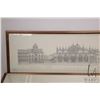 Image 2 : Two gilt framed prints of etching of scenes in Venice, each framed dimensions 10" X 40". Note: Unava