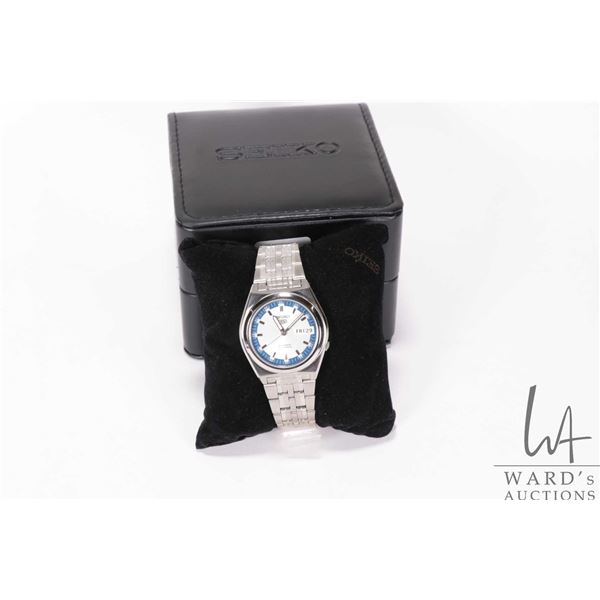 Gent's Seiko 5, 21 jewel automatic wrist watch with day/date, visible movement, serial number 7S26-0