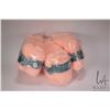 Image 1 : Twenty balls of Courtelle 50 gram 3 ply yarn in light coral pink