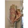 Image 1 : Bolt of Duquette style upholstery fabric in tones of cream, pinks and taupe, yardage unknown
