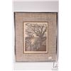 Image 2 : Sue Marin, framed block print titled "Pallisades View" pencil signed by artist and numbered 139/300,