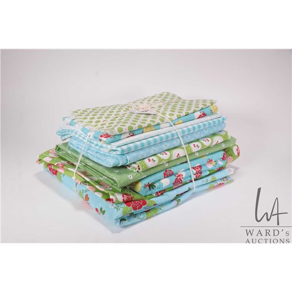 Selection of quality cotton quilting material including Riley Blake Designs etc., yardage unknown