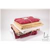 Image 1 : Large selection of flannel fabric, yardage unknown