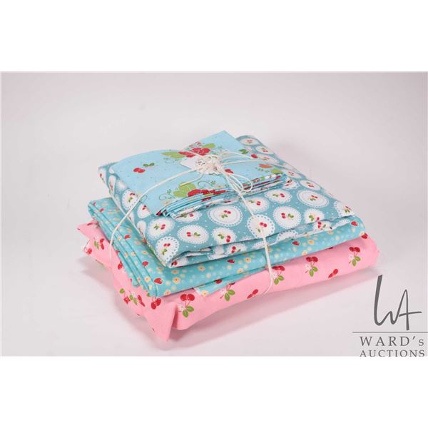 Selection of quality cotton quilting fabric including Riley Blake Designs, yardage unknown