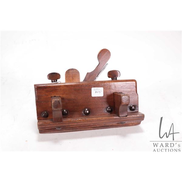 Antique plough plane stamped "FB" circa 1780, comes with one blade