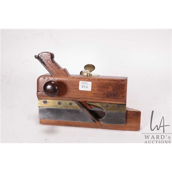 Antique Griffiths Bridle P.P. plough plane, circa 1803-1858, comes with one blade