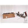 Image 1 : Antique Stanley #45 Type 4 plane circa 1890-1892, comes with original cutter box and 15 blades