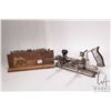 Image 1 : Antique Stanley #45 Type 5 plane circa 1893-1894, comes with original cutter box and 18 blades