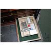 Image 7 : Remington leather wrapped 8 drawer tool box with assorted hand tools including picks, sculpting tool