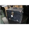 Image 8 : Remington leather wrapped 8 drawer tool box with assorted hand tools including picks, sculpting tool