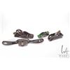 Image 1 : Four antique hand planes including Sargent #206 block plane, Miniature thumb plane #5, Stanley #75 B