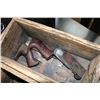 Image 3 : Pair of Stanley plane boxes for Stanley #45 and Stanley #55 planes, with no lids, as well as a selec
