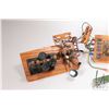 Image 2 : Major Safe Co. floor safe door, serial no. 90304, Model T625, plus two antique telegraph key and sou