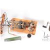 Image 3 : Major Safe Co. floor safe door, serial no. 90304, Model T625, plus two antique telegraph key and sou