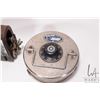 Image 5 : Major Safe Co. floor safe door, serial no. 90304, Model T625, plus two antique telegraph key and sou