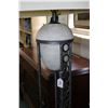 Image 2 : Set of three living room Neo Classical style table lamps with metal galley and stone/ stone like bas
