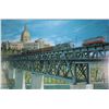 Image 1 : Max Jacquiard, limited edition framed print titled "Legislative Building and High Level Bridge, 173/
