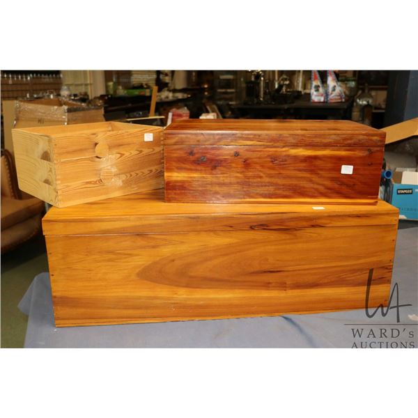 Eleven assorted hinged wooden boxes including inlaid, cedar, carved, music box etc.