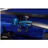 Image 4 : Menzel hand crafted full size student violin in electric blue with bow, fitted case and accessories