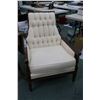 Image 1 : Semi contemporary button upholstered parlou chair to match lot 489