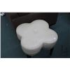 Image 2 : Lexington "Pampelonne" leather ottoman 20" in height