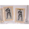 Image 3 : Ten vintage 1945-54 Beehive NHL promo cards including Brody, Lumley etc.