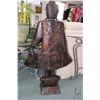 Image 3 : Carved tall wooden Buddha, 42" in height