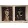 Image 2 : Framed print featuring Queen Mary and King George V, overall dimensions including frame 29" x 41 1/2