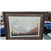 Image 1 : Roy Kerswill, framed print titled "In the Gloaming", appears to be pencil signed by artist, overall 