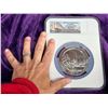 Image 1 : GIGANTIC PURE SILVER QUARTER REPLICA - 5 OUNCES OF PURE SILVER