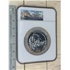 Image 6 : GIGANTIC PURE SILVER QUARTER REPLICA - 5 OUNCES OF PURE SILVER