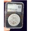Image 1 : AMERICAN SILVER EAGLE - 2016 - NGCX MINT STATE 10!