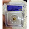 Image 1 : MONARCH PRECIOUS METALS 1/200TH OUNCE EGYPTIAN SCARAB GOLD ROUND, GRADED MS70 BY ICG