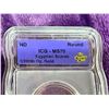 Image 4 : MONARCH PRECIOUS METALS 1/200TH OUNCE EGYPTIAN SCARAB GOLD ROUND, GRADED MS70 BY ICG