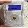 Image 5 : MONARCH PRECIOUS METALS 1/200TH OUNCE EGYPTIAN SCARAB GOLD ROUND, GRADED MS70 BY ICG