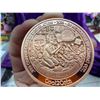 Image 5 : MEXICO LIBERTAD REPLICA COIN - 2024 - ONE TROY OUNCE .999 FINE COPPER - COLORIZED