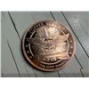 Image 10 : COPPER BULLION ROUNDS - SILVER DOLLAR REPLICAS - ONE AVDP OUNCE .999 FINE COPPER (X2) AND ONE TROY O