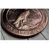 Image 14 : COPPER BULLION ROUNDS - SILVER DOLLAR REPLICAS - ONE AVDP OUNCE .999 FINE COPPER (X2) AND ONE TROY O