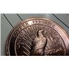 Image 15 : COPPER BULLION ROUNDS - SILVER DOLLAR REPLICAS - ONE AVDP OUNCE .999 FINE COPPER (X2) AND ONE TROY O