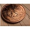 Image 5 : COPPER BULLION ROUNDS - SILVER DOLLAR REPLICAS - ONE AVDP OUNCE .999 FINE COPPER (X2) AND ONE TROY O