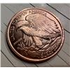 Image 7 : COPPER BULLION ROUNDS - SILVER DOLLAR REPLICAS - ONE AVDP OUNCE .999 FINE COPPER (X2) AND ONE TROY O