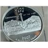 Image 5 : SILVER PROOF STATE QUARTER - UTAH 2007S - PR70