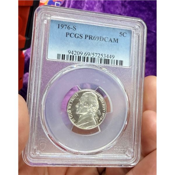 JEFFERSON NICKEL - 1976S - PR69DCAM