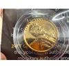 Image 3 : LINCOLN WHEAT PENNY, PLATED IN 24-KARAT GOLD - 1943D