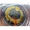 Image 7 : INDIAN HEAD CENT - 1907 24KT GOLD ACCENTS AND BLACK RUTHENIUM FINISHED; COPPER ROUND - ONE AVDP OUNC