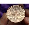 Image 1 : COPPER BULLION ROUND - USA 250TH ANNIVERSARY - ONE AVDP OUNCE .999 FINE COPPER