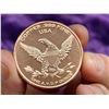 Image 2 : COPPER BULLION ROUND - USA 250TH ANNIVERSARY - ONE AVDP OUNCE .999 FINE COPPER