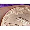 Image 3 : COPPER BULLION ROUND - USA 250TH ANNIVERSARY - ONE AVDP OUNCE .999 FINE COPPER