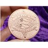 Image 1 : COPPER BULLION ROUND - "BACK THE BLUE" - ONE AVDP OUNCE .999 FINE COPPER